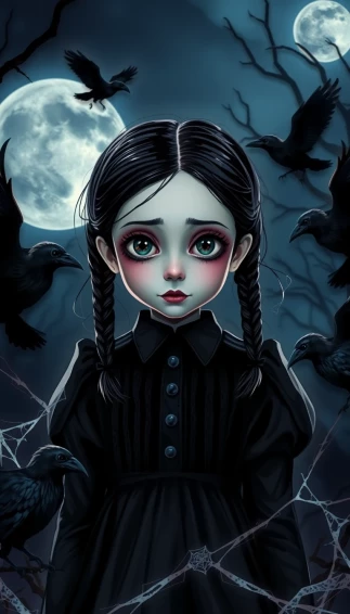 Wednesday Addams HD Wallpaper