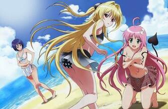 To Love Ru Golden Darkness Sairenji Haruna Lala HD Wallpaper Of Anime