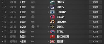 Here Is The Atlanta Falcons Complete Regular Season Schedule