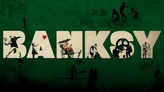 Banksy Artwork Graffiti Street Art Best Widescreen Background HD