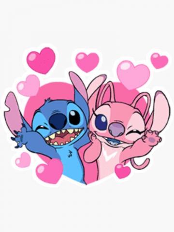 Stitch And Angel Sticker By Cc Creates In Lilo