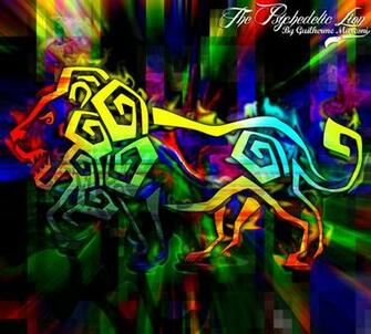 Pin Psychedelic Trippy Lion Wallpaper Wallpapertube Do