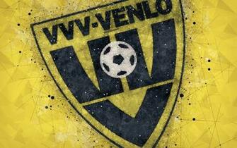 Wallpaper Vvv Venlo Fc 4k Logo Geometric Art Dutch