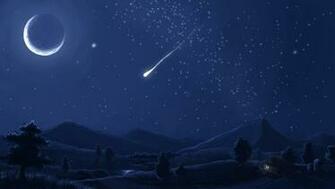 Falling Stars Meteors Wallpaper Wednesday