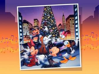 Disney Mickey Mouse Xmas Wallpaper Renkli Duvar