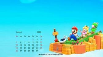 August Calendar HD Wallpaper In