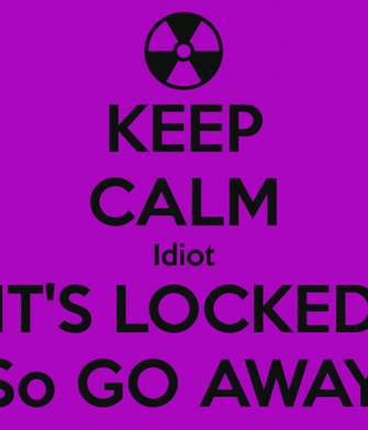Its Locked Go Away HD Walls Find Wallpaper