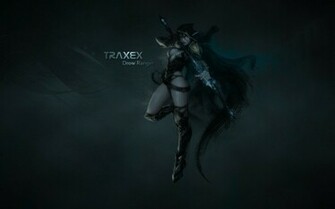 Traxex The Drow Ranger Wallpaper