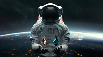 Astronaut Wallpaper 4k Bitcoin Ethereum Cryptocurrency