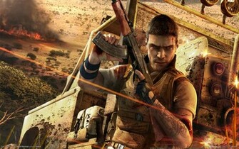 Far Cry Wallpaper Stock Photos