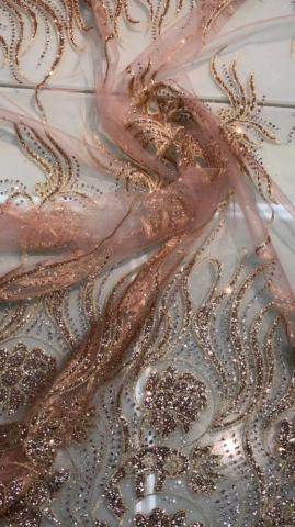 Glitter Metallic Tule Fabric Useable For Apparel Party