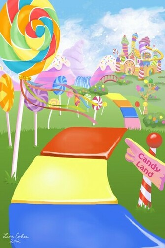 Candyland Background Candy Land By Drakkenfan