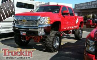 Lifted Duramax Wallpaper Sema Show Chevy Silverado
