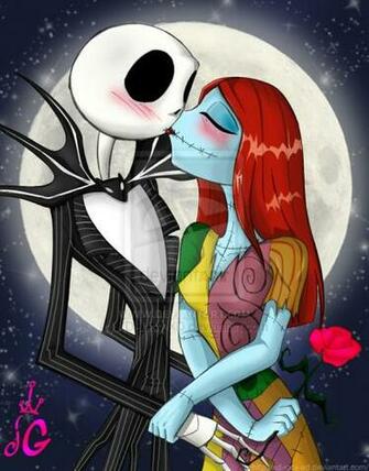 Simplymeanttobe Insalem Jack And Sally Kiss By Jozzgc
