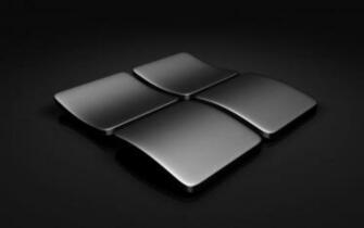 Microsoft Windows Wallpaper Black Logo HD