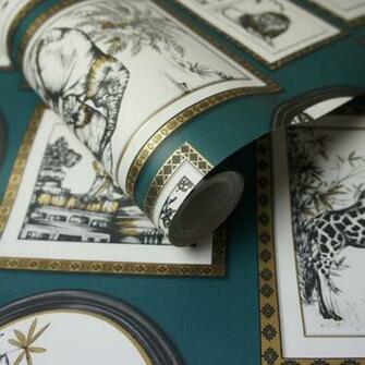 Holden D Cor Safari Frames Sketched Animals Birds Giraffe Lion