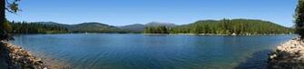 Lake Siskiyou Panorama Travel Wallpaper And Stock Photo