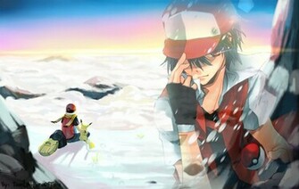 Pokemon Red Character Wallpaper Trainer Background