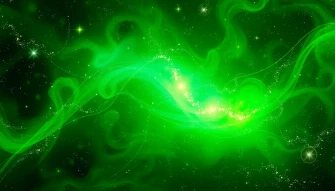 Green Galaxy Wallpaper