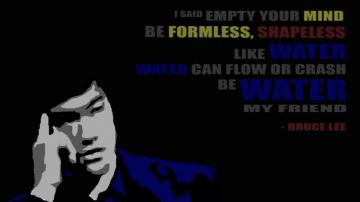 Bruce Lee Quote Simple Wallpaper HD Desktop And Mobile