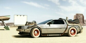 Delorean Time Machine Wallpaper By Derzwilling