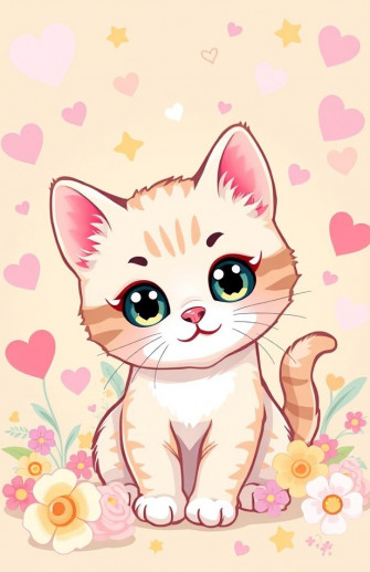 Kawaii Cat Wallpaper