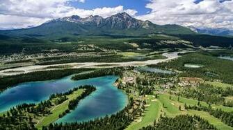 Jasper Park Lodge National Alberta Wallpaper Mirapic