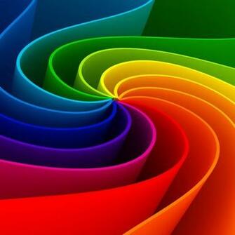 3d Abstract Rainbow iPad Wallpaper iPhone