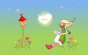 Love Vector Illustration Wallpaper HD