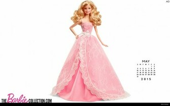 May Barbie Collectors Wallpaper
