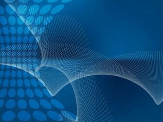 Blue Abstract Fan Background