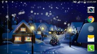 Snow Night City Live Wallpaper Android Apps On Google Play