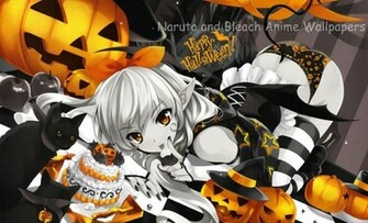 Naruto Bleach Anime Wallpaper Happy Halloween Chibi HD