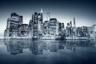 Big City Lights Wallpaper Buildings