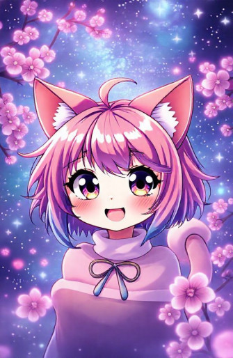 Anime Cat Girl Wallpaper
