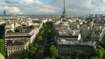 Wallpaper Eiffel Tower Paris France Landscape Cityscape