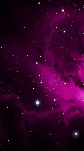 Purple Galactic Cloud Wallpaper For iPhone 5