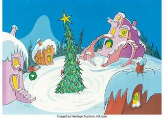 How The Grinch Stole Christmas Whoville Tree Preliminary