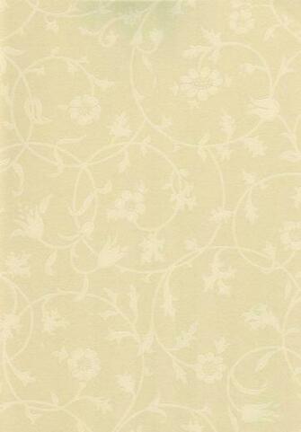 Beige Floral Wallpaper