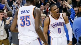 Kevin Durant And Russell Westbrook Wallpaper
