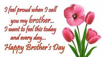Happy Brothers Day Wishes Greetings Image