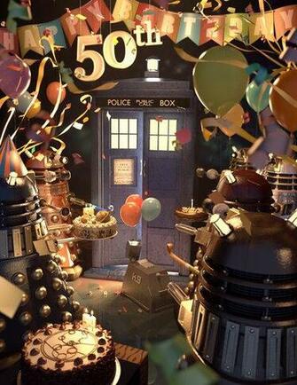 Happy 50th BirtHDay Tardis By Uoa7