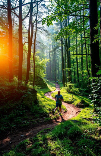Trail Running Wallpaper
