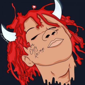 Cartoon Trippie Redd Wallpaper On
