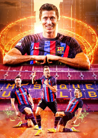Robert Lewandowski Posters Prints By Colorize Studio Printler