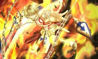 Gilgamesh Fate Stay Night Chain Weapon Anime HD Wallpaper Desktop Pc