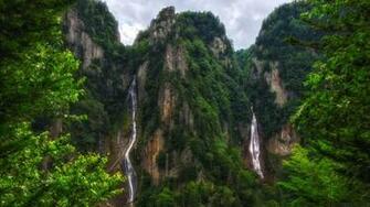 Waterfalls In Daisetsuzan National Park Japan 4k Wallpaper