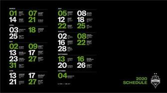 Sounders Fc Schedule Wallpaper Seattle