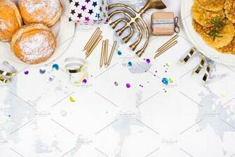 Hanukkah Festive Background Holiday Photos Creative Market
