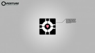 Companion Cube Wallpaper By Xxmkingxx